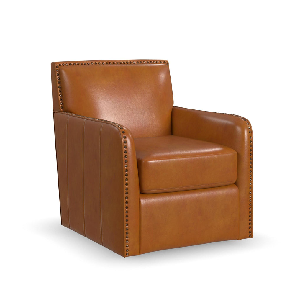 Beckett Leather Swivel Chair