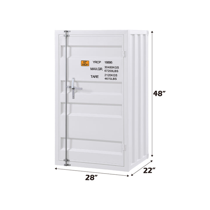 Cargo Chest in White - dimensions