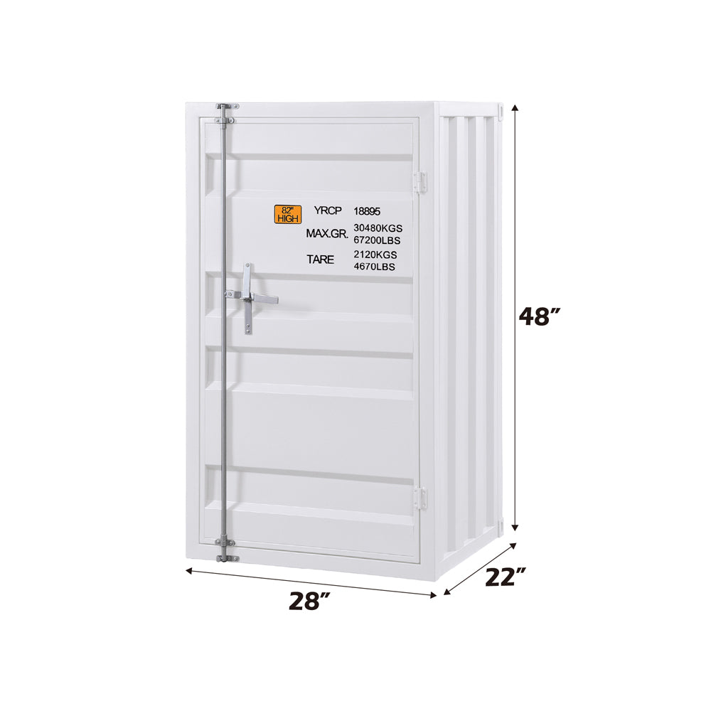 Cargo Chest in White - dimensions