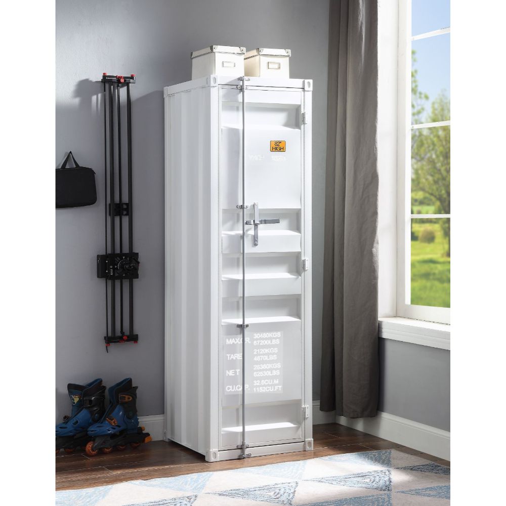 Cargo Wardrobe in White