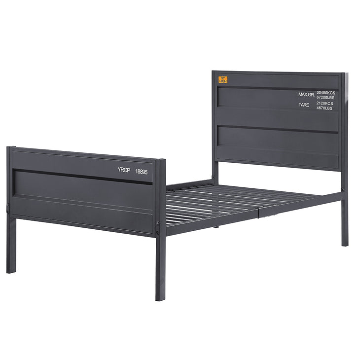 Cargo Full Bed in Gunmetal Finish