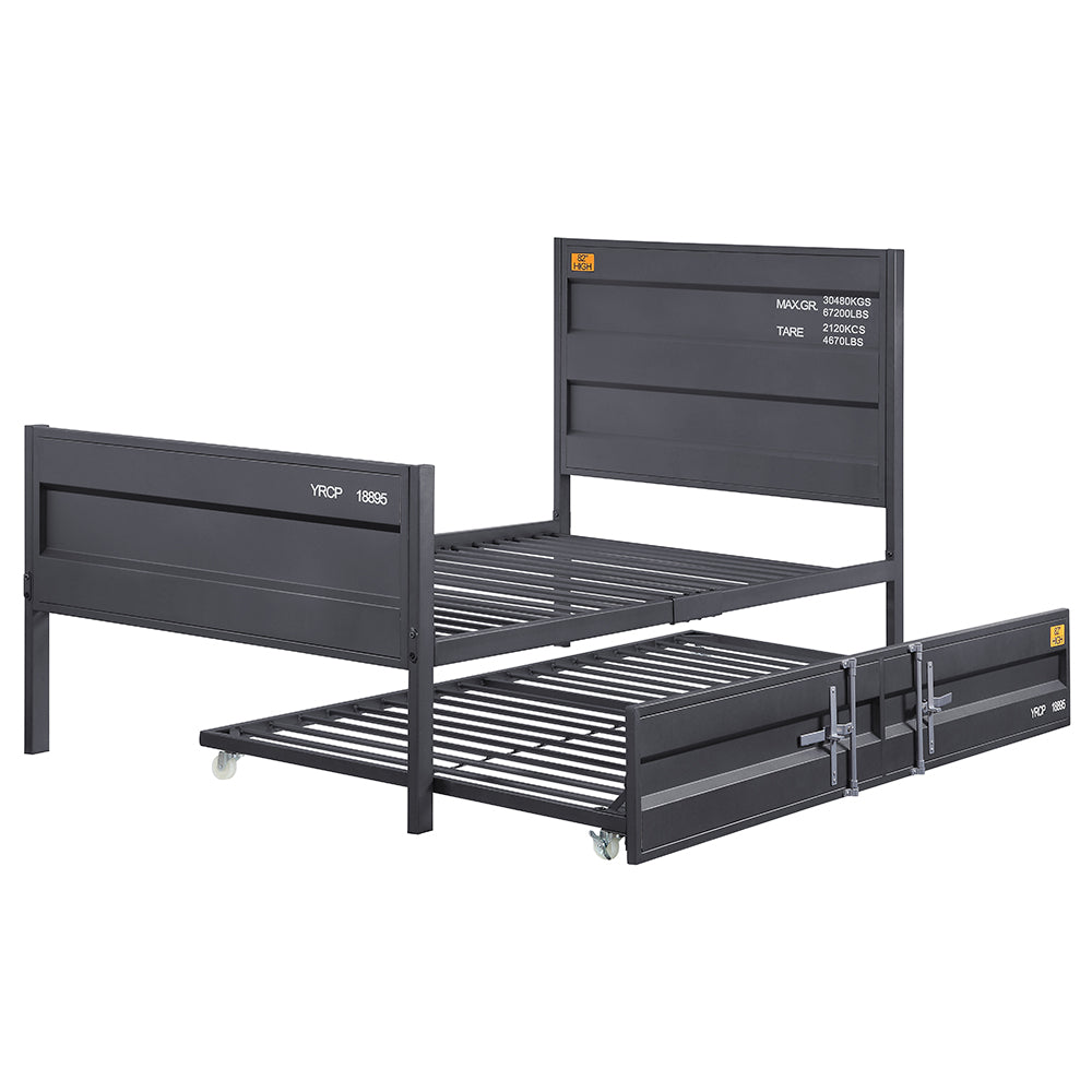 Cargo Full Bed in Gunmetal Finish