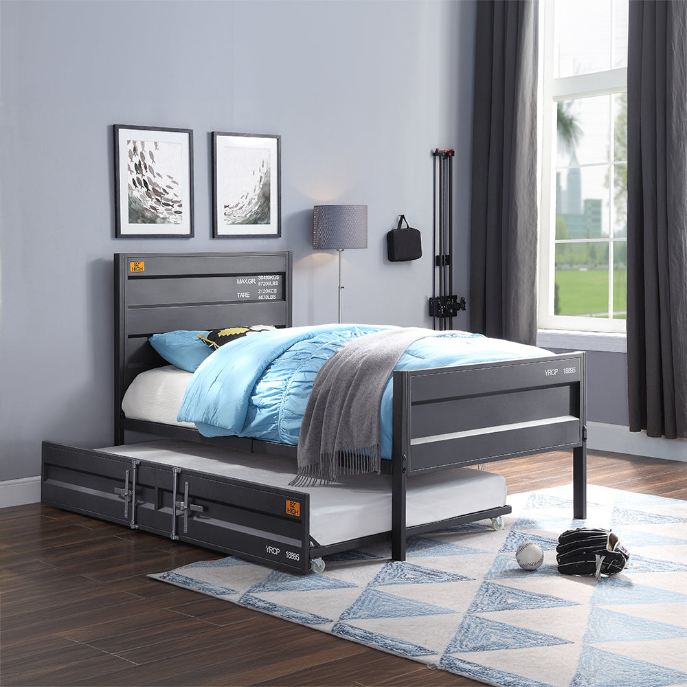 Cargo Full Bed in Gunmetal Finish