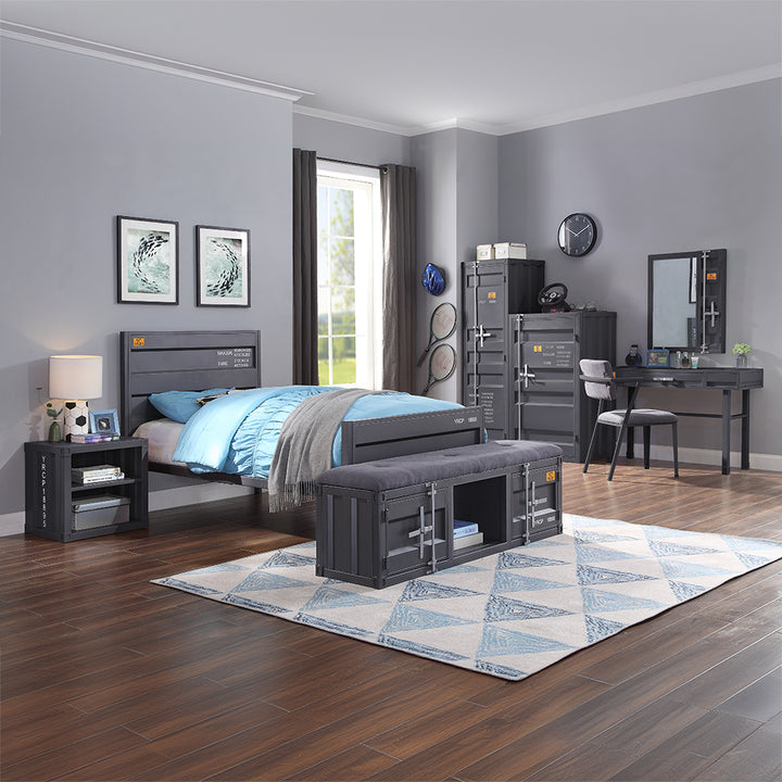 Cargo Full Bed in Gunmetal Finish - lifestyle