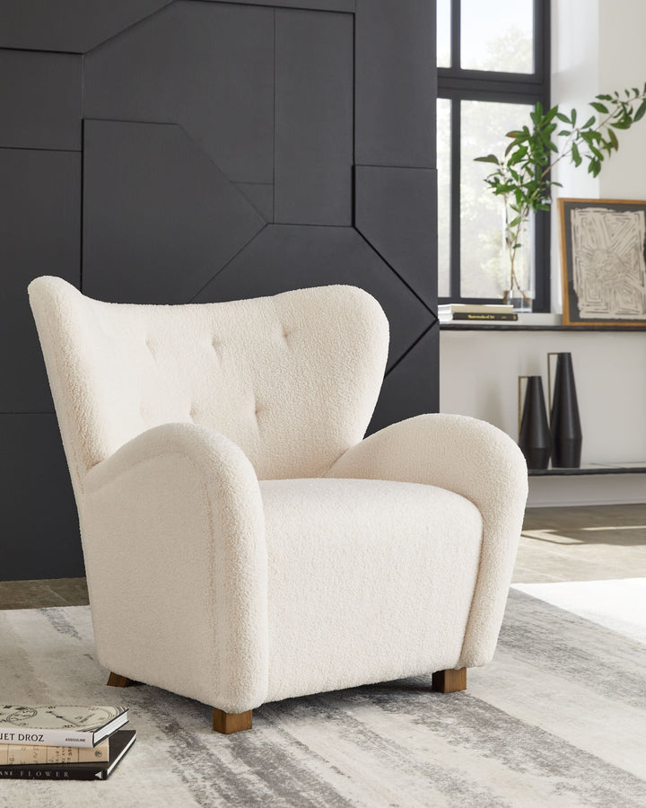 Larbell - Accent Chair - Ecru