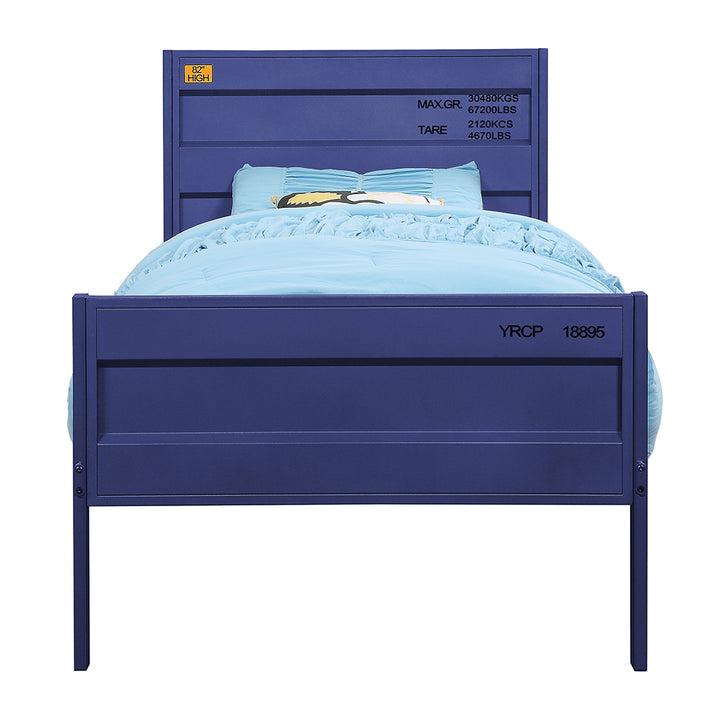 Cargo Twin Bed in Blue Finish