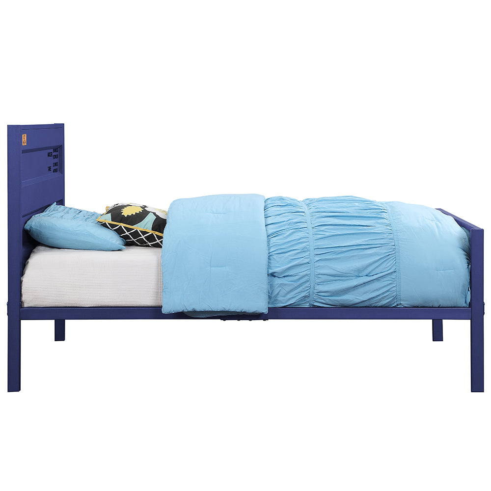 Cargo Twin Bed in Blue Finish