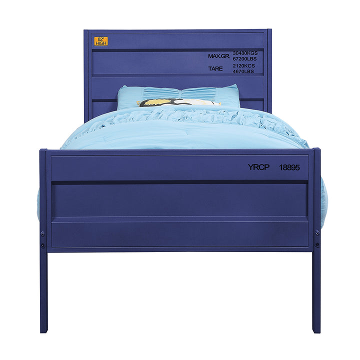 Cargo Full Bed in Blue Finish