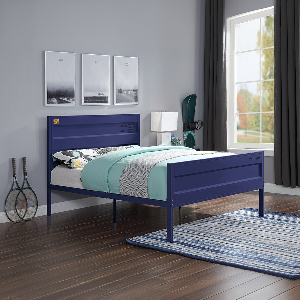 Cargo Full Bed in Blue Finish