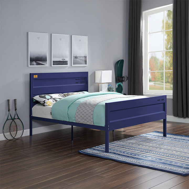 Cargo Full Bed in Blue Finish