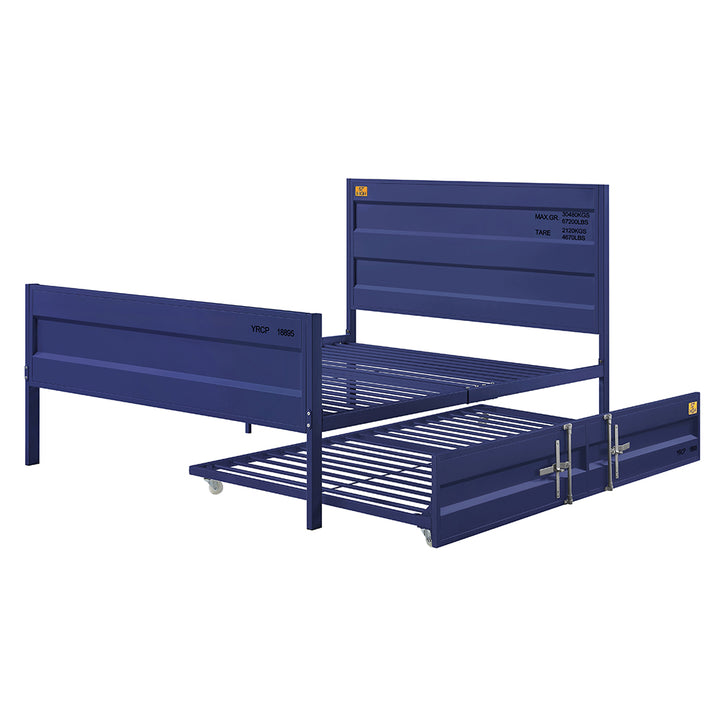 Cargo Full Bed in Blue Finish