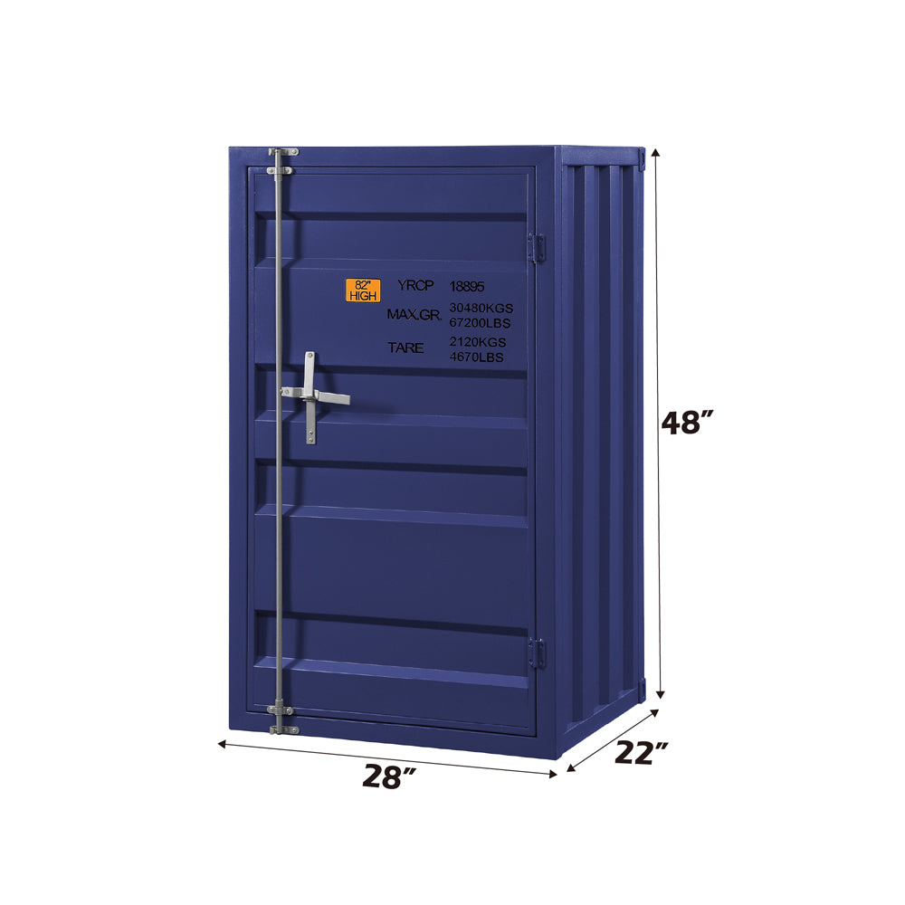 Cargo Chest in Blue - dimensions