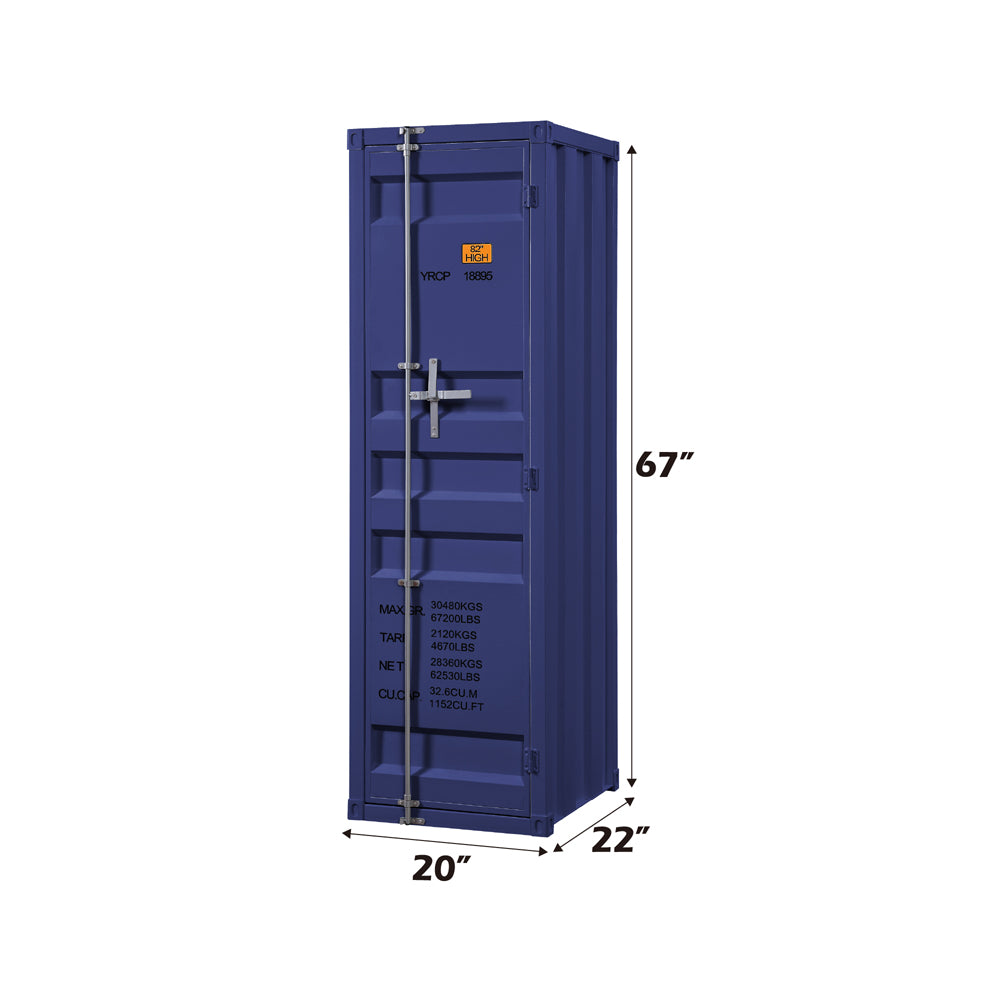 Cargo Wardrobe in Blue - dimensions