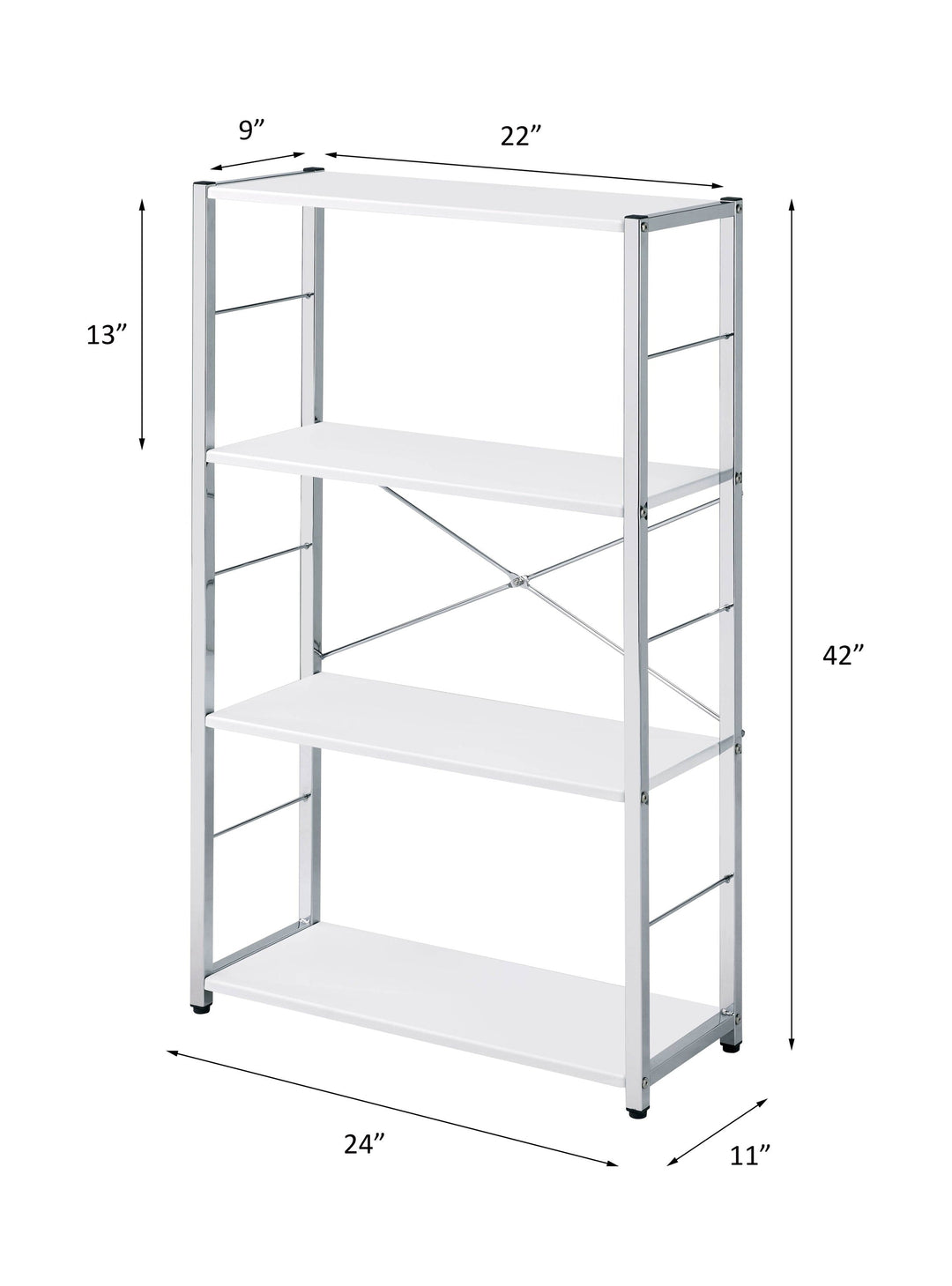 tennos-bookshelf-white-chrome