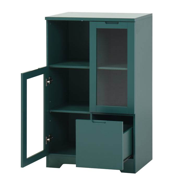 modern-cabinet-with-glass-doors-and-drawer