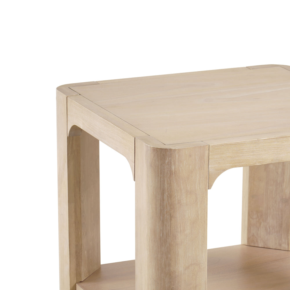 Trevin Side/End Table - Weathered Sand - view 9