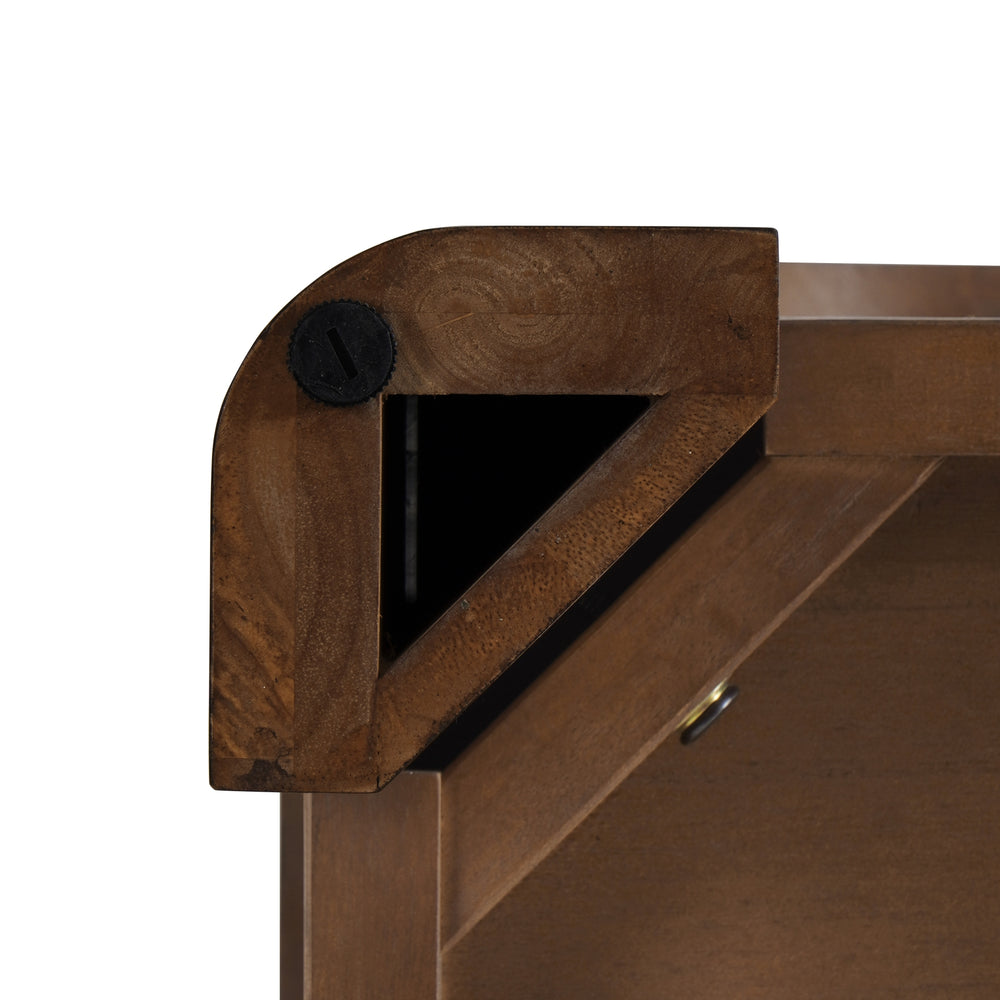 Trevin Side/End Table - Walnut - view 7