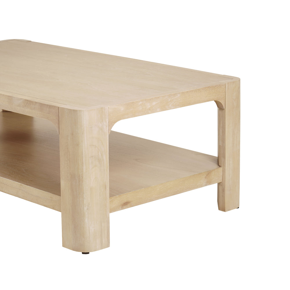 Trevin Rectangular Coffee Table - Weathered Sand - view 8