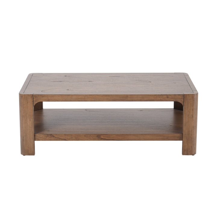 Trevin Rectangular Coffee Table - Walnut - view 4