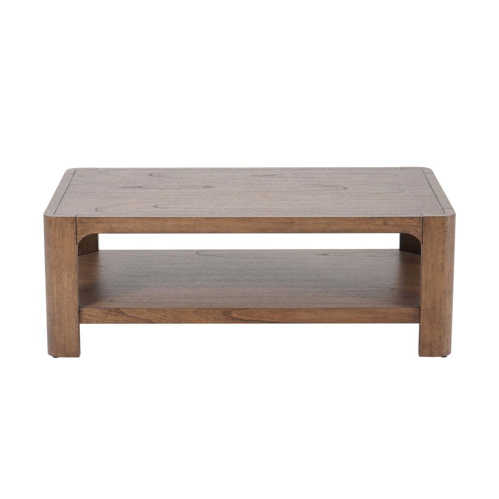 Trevin Rectangular Coffee Table - Walnut - view 4