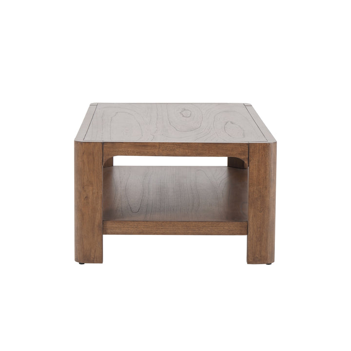 Trevin Rectangular Coffee Table - Walnut - view 5