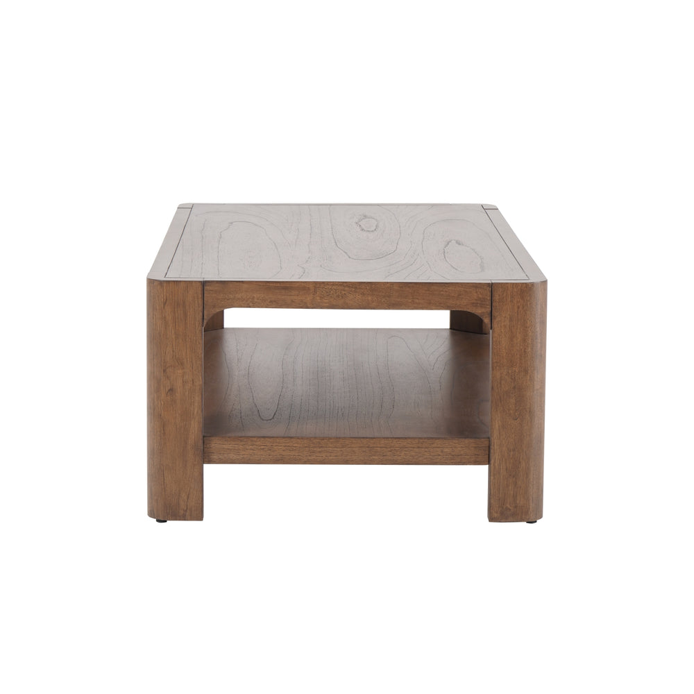 Trevin Rectangular Coffee Table - Walnut - view 5