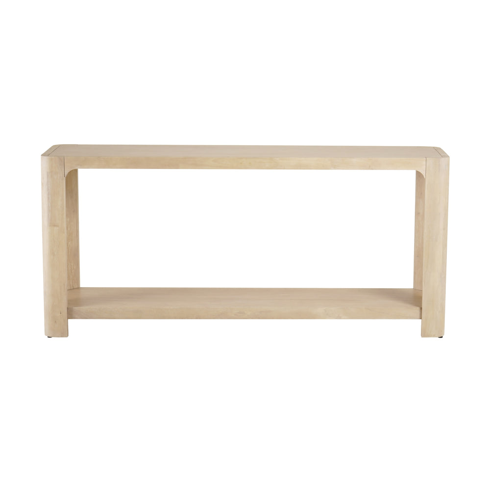 Trevin 66" Console Table with Shelf - Weathered Sand - view 5