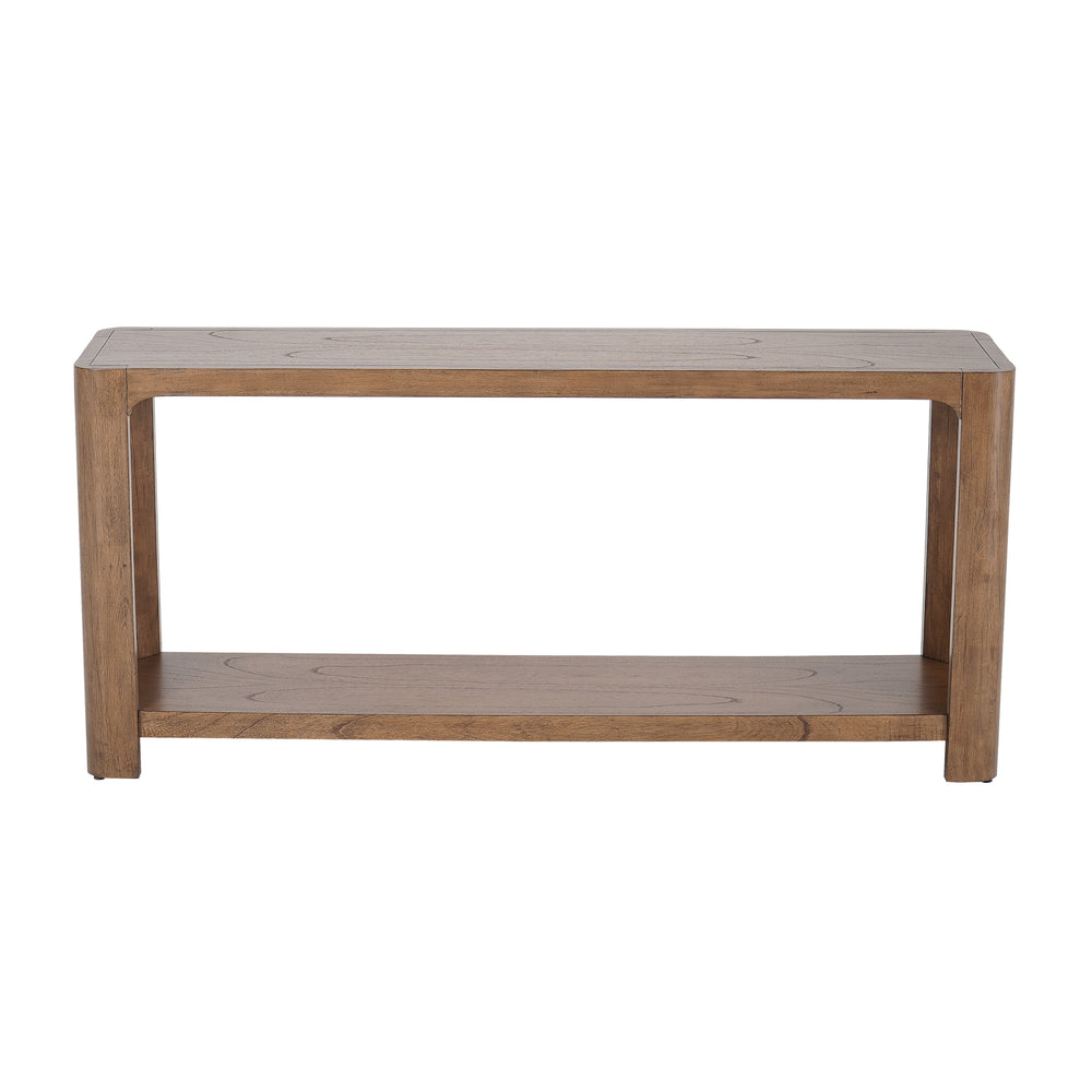 Trevin 66" Console Table with Shelf - Walnut - view 4