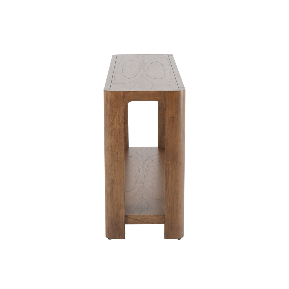 Trevin 66" Console Table with Shelf - Walnut - view 5