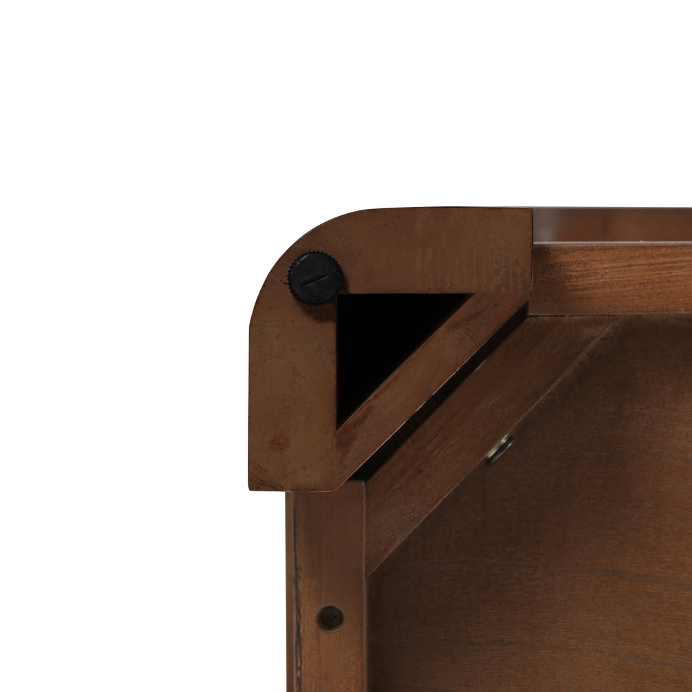 Trevin 66" Console Table with Shelf - Walnut - view 8