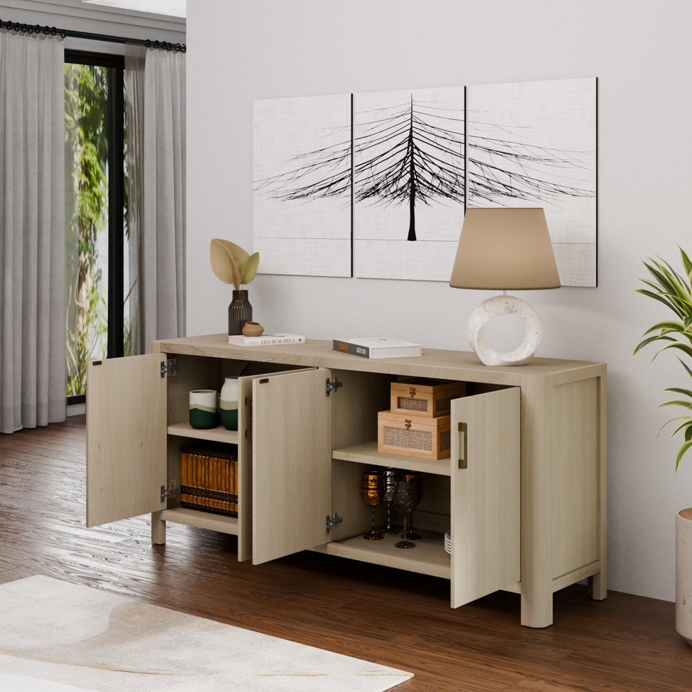Trevin Buffet 4 Doors - Weathered Sand - view 4