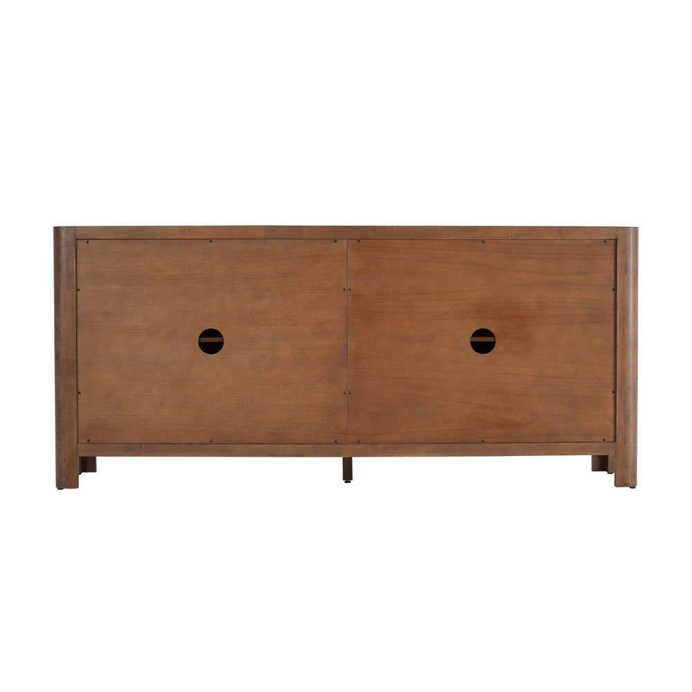 Trevin Buffet 4 Doors - Walnut - view 7