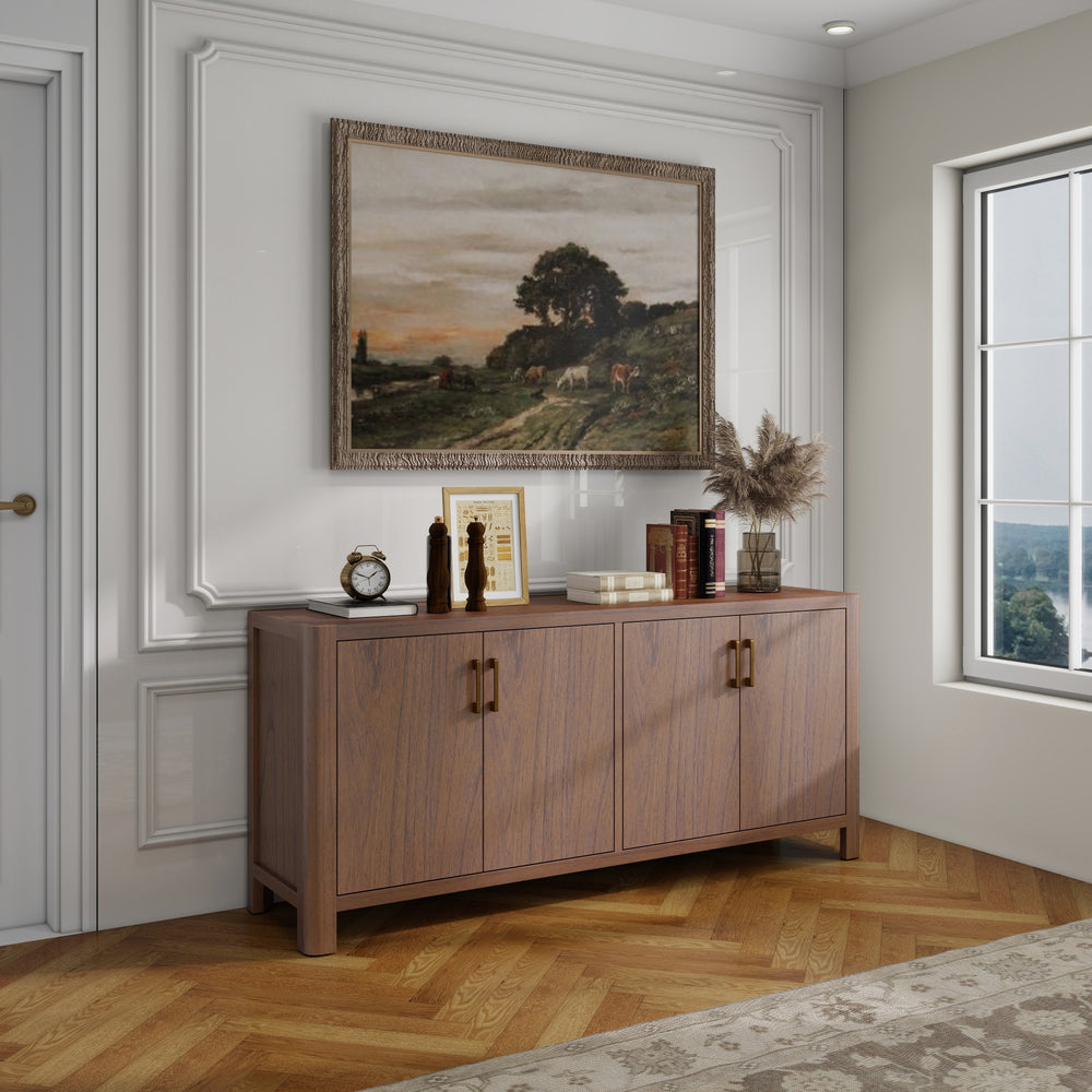 Trevin Buffet 4 Doors - Walnut - view 3