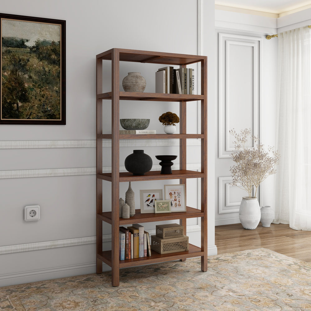 Trevin Bookcase - Walnut - view 3