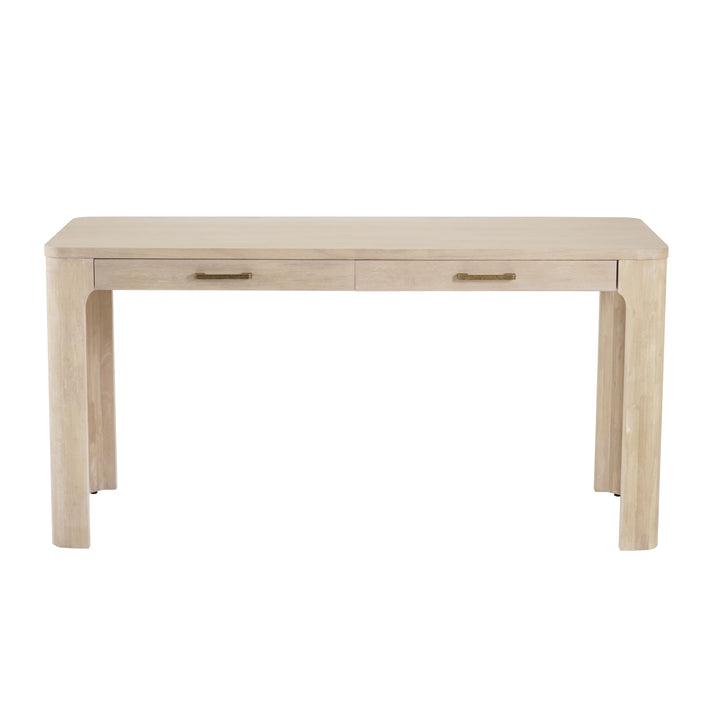 Trevin Desk 2 Drawers - Weathered Sand - view 6