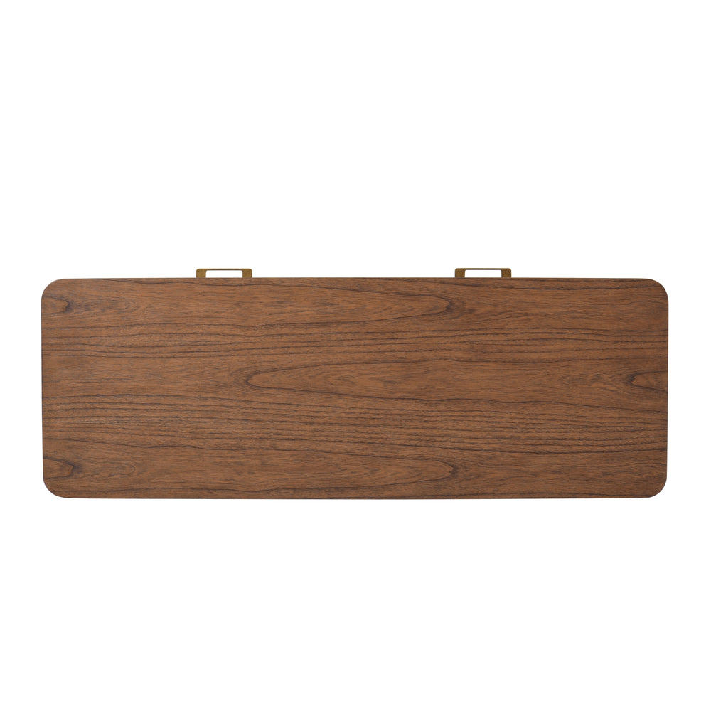 Trevin Desk 2 Drawers - Walnut - view 8