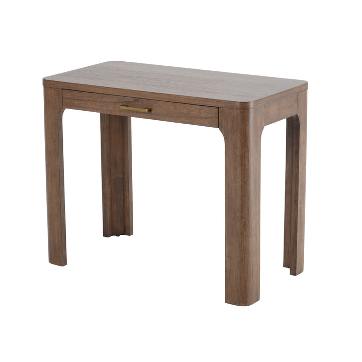 Trevin Small Desk 1 Drawer - Walnut