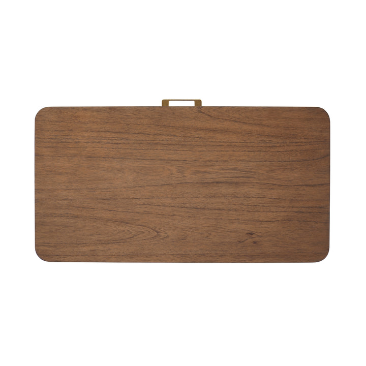Trevin Small Desk 1 Drawer - Walnut - view 8