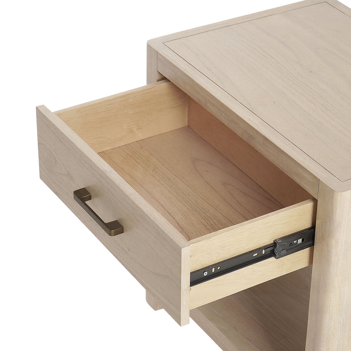 Trevin Nightstand/Side Table - Weathered Sand - view 9