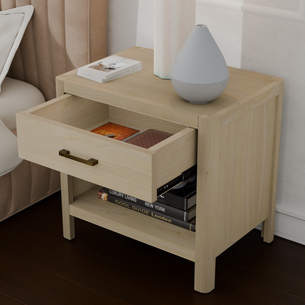 Trevin Nightstand/Side Table - Weathered Sand - view 4