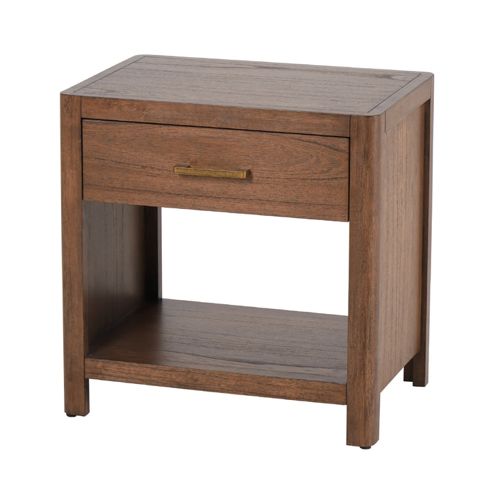 Trevin Nightstand/Side Table - Walnut
