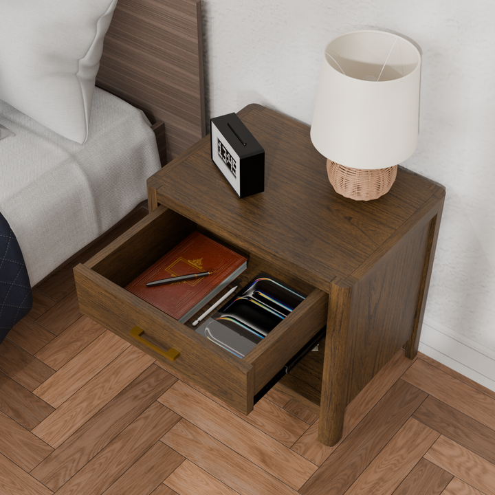 Trevin Nightstand/Side Table - Walnut - view 4