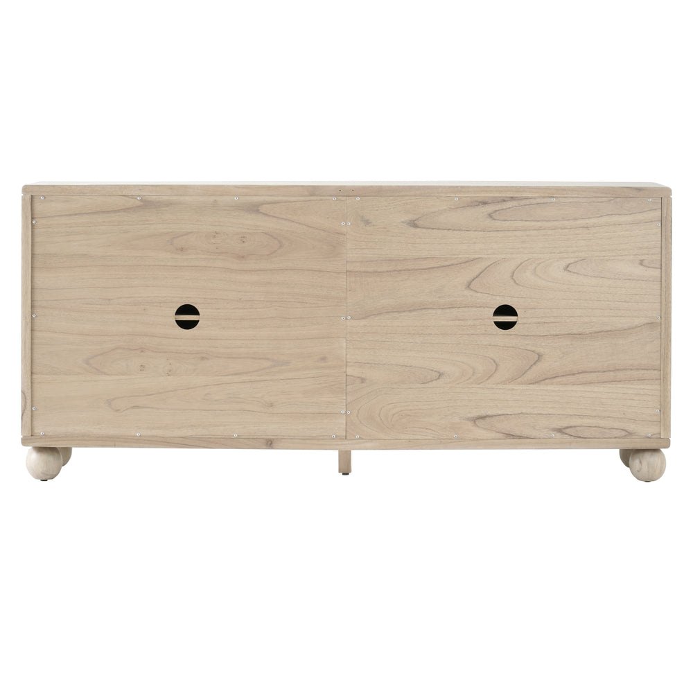 Harlyn Buffet/Sideboard 4 Doors - Weathered Sand - view 7