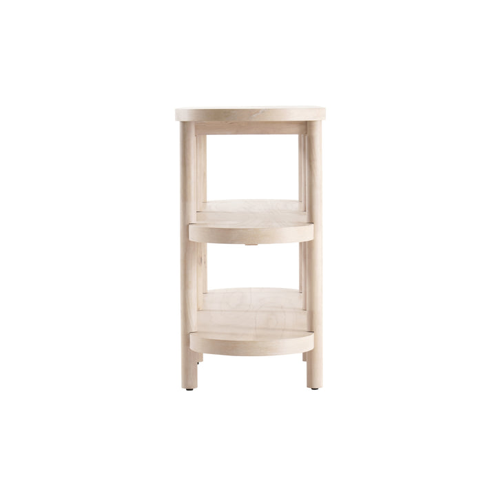 Lester Console Table with Shelves - Weathered Sand - view 5
