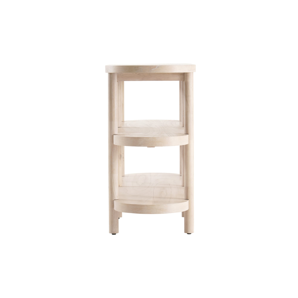 Lester Console Table with Shelves - Weathered Sand - view 5