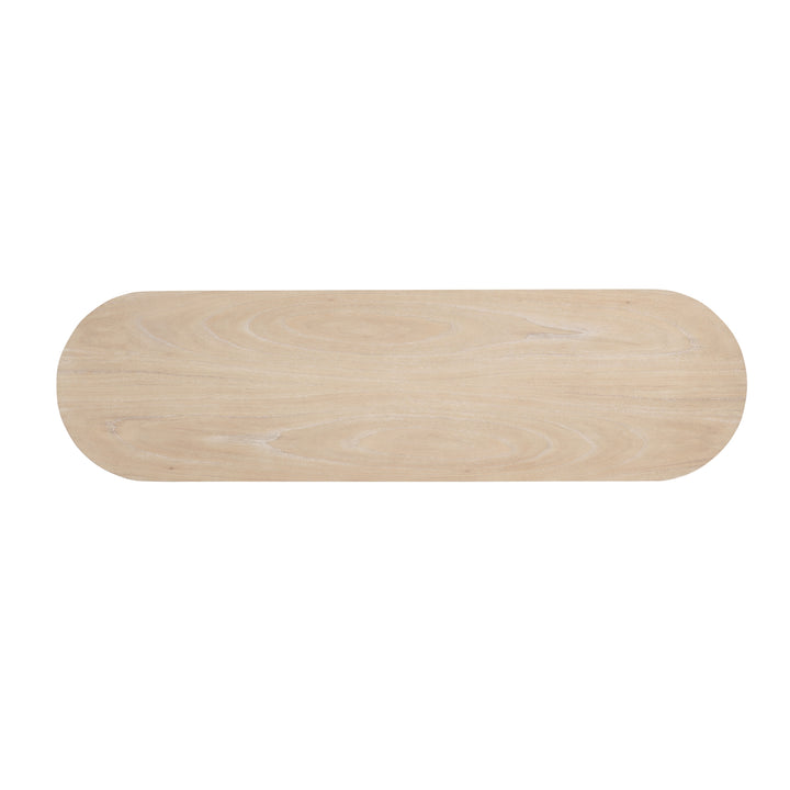 Lester Console Table with Shelves - Weathered Sand - view 6