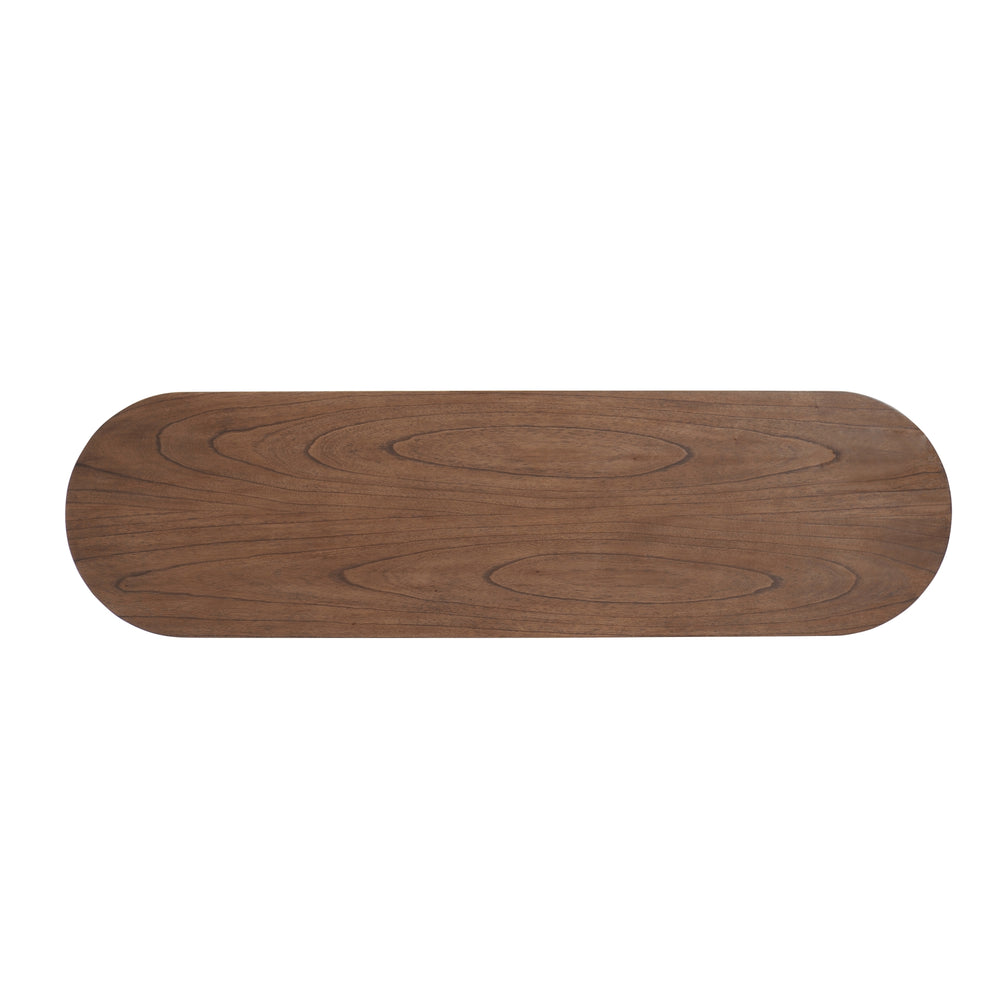 Lester Console Table with Shelves - Walnut - view 6