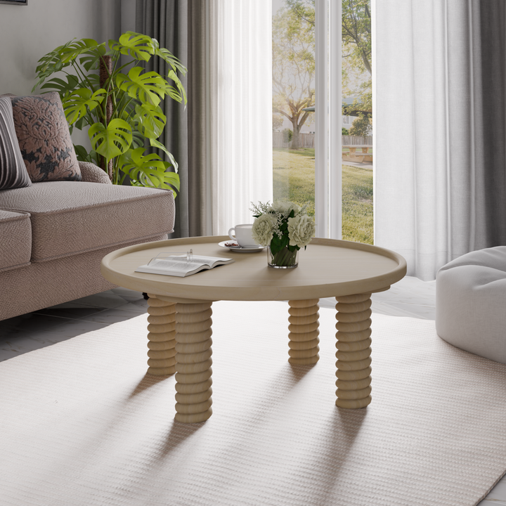 Crellin Coffee Table - Weathered Sand - view 3