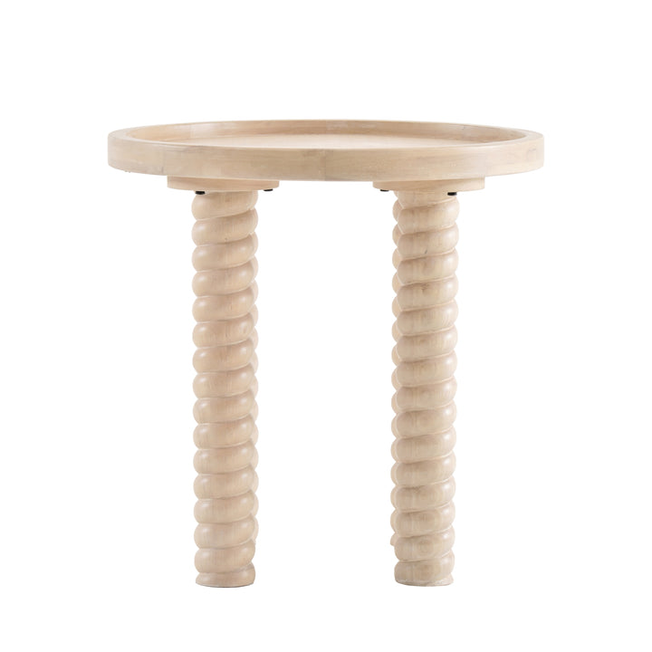 Crellin Side/End Table - Weathered Sand - view 4