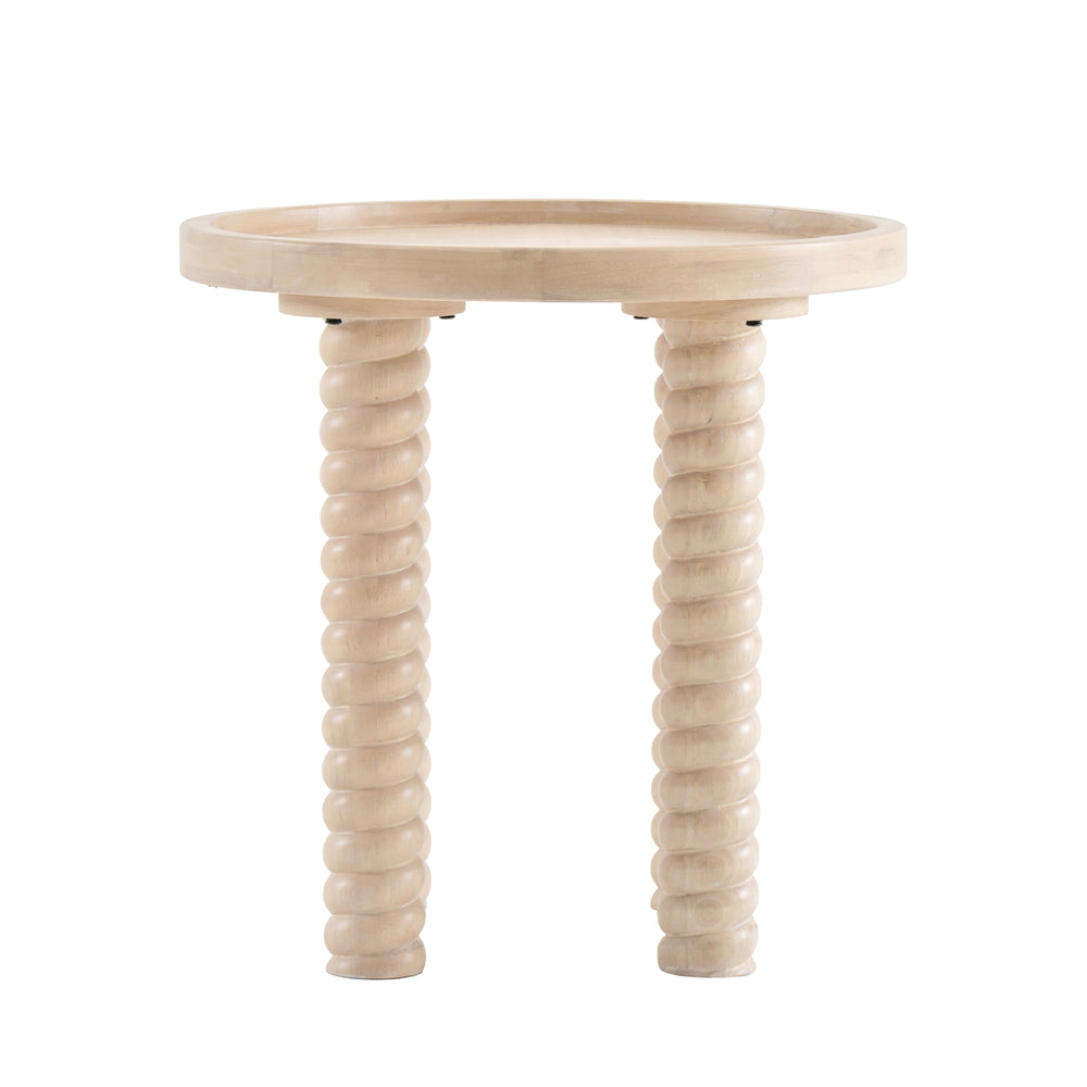 Crellin Side/End Table - Weathered Sand - view 4